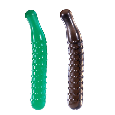 Juguetes anales del sexo del Massager del clítoris de la vagina del enchufe de la venta de fruta de los consoladores cristalinos calientes de la legumbre para la masturbación femenina