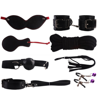 8pc/Set Popular BDSM Bondage Kit de restricción para la alegría de la pareja