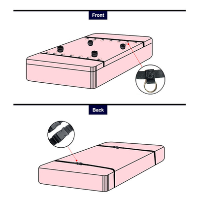 Bdsm traje japonés de esclavitud para adultos SM 3 PCS restricción de esclavos kit de correas con aros juguetes para juego SM en la cama