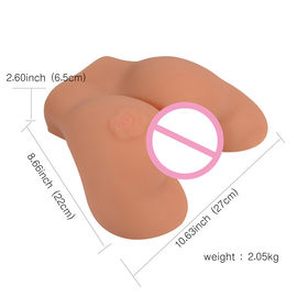 Juguetes masculinos del sexo anal de la vagina del Masturbator de la vibración 3D de la muñeca realista impermeable del sexo
