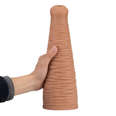 juguetes artificiales del sexo del masaje de la próstata del consolador de la nariz del elefante del gallo de 100mm*295m m