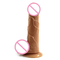 7 pulgadas de la TPE del consolador de juguetes realistas del sexo para la falsificación caliente Dick de la venta de las mujeres