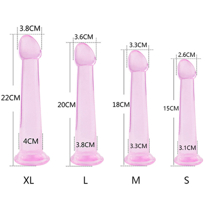 Juguetes sexuales vaginales del punto G de la próstata de los tapones anales con la base fuerte de la ventosa