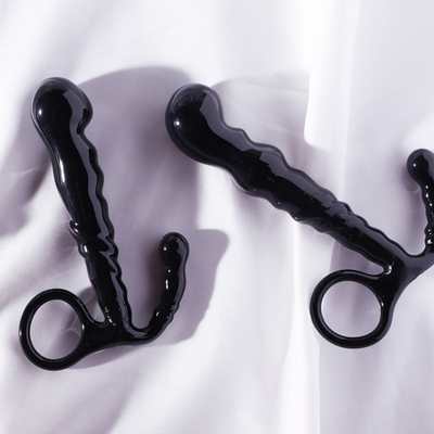 Enchufe suave del extremo de la gota de la prenda impermeable 3pcs, Massager anal de la próstata del hueco del enchufe del consolador