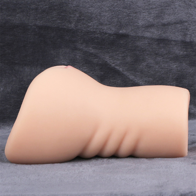 2 en juguetes adultos de 1 sexo de los Masturbators masculinos con el gatito texturizado realista y el sexo apretado Stroker del bolsillo 3D del ano para los hombres