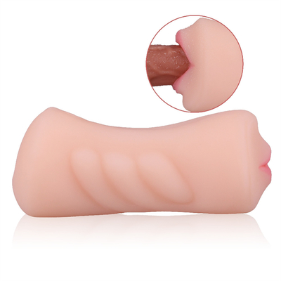 Juguete doble del sexo del agujero de la vagina de la muestra libre del Masturbator de la boca de los aviones de la taza del hoyo de la garganta profunda íntima oral realista del gatito para