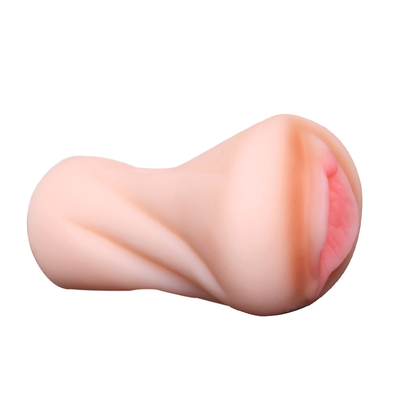 Gatito elástico texturizado realista del bolsillo de la vagina para el sexo de los hombres