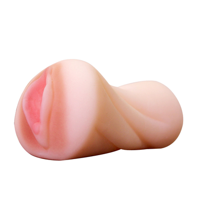 Gatito elástico texturizado realista del bolsillo de la vagina para el sexo de los hombres