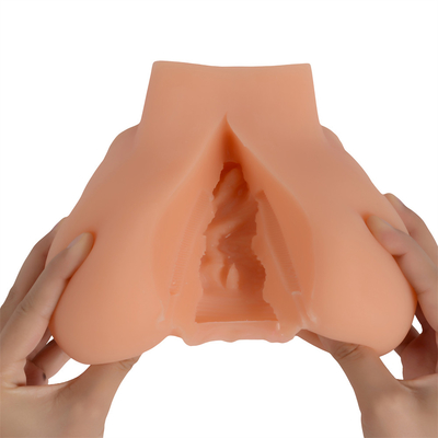 El sexo artificial de la vagina de la taza de la tienda del silicón del Masturbator de la masturbación del huevo del bolsillo de la masturbación masculina masculina adulta del gatito juega para