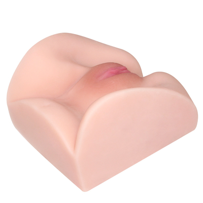 Asno de tamaño natural del botín de la vagina acanalada realista del Masturbator
