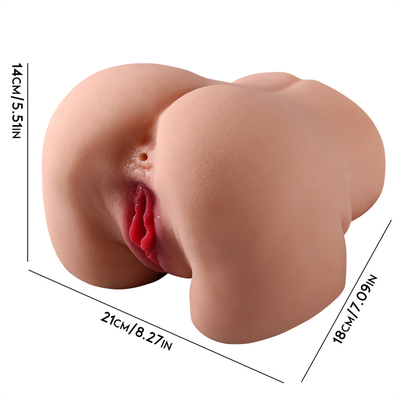 Nalgas realistas con mejores ventas 3D de la fábrica para los hombres que se masturban el silicón Buttocksreal Cat Pocketssimulated Vaginal Sex T