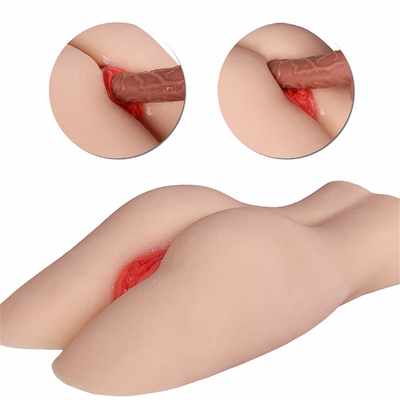 Venta caliente y asno atractivo de alta calidad y asno atractivo grande de los juguetes de la vagina y asno grande gordo de la vagina 3d con el gatito apretado