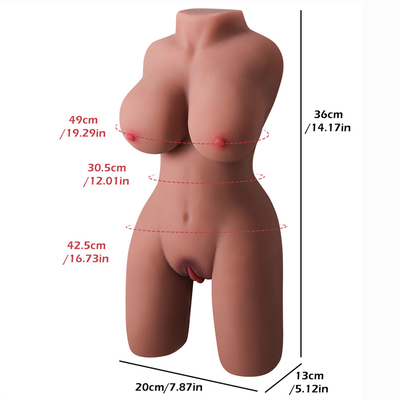 La fábrica vende el sexo masculino realista Toy For Man de la masturbación del mejor medio del cuerpo torso masculino de la muñeca
