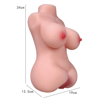 Asno suave del gatito cuerpo real de la piel del medio para la vagina enorme de Toy Big Torso Boobs Sex del asno del torso de la masturbación grande masculina de la nalga para M