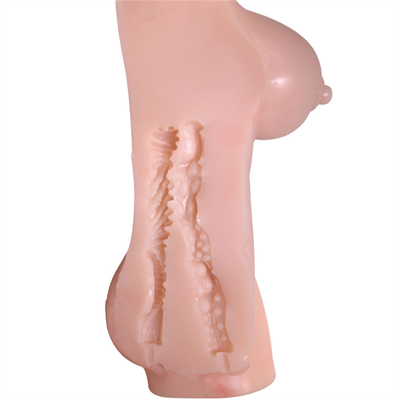 Masturbación grande de la vagina del asno del pecho de Toy Hot Selling Half Body del silicón realista real para el varón de los hombres