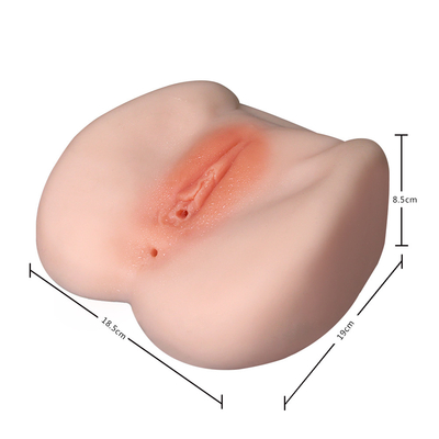 Sexo artificial Toy Fat Butt 2 de la vagina de la masturbación del precio de fábrica en 1 juguete anal de Troso del asno de la masturbación para el hombre