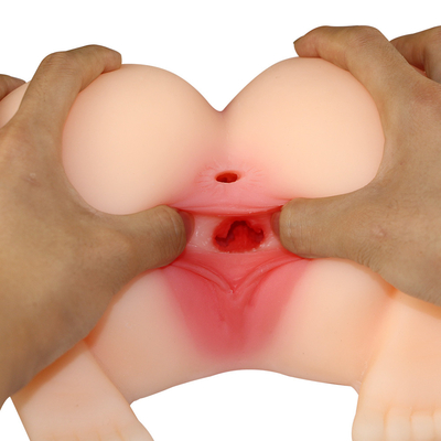 Muñeca adulta del sexo de la muñeca de la masturbación del medio del cuerpo del asno del sexo de la muñeca de la vagina asno real más barato suave grande de las mujeres para el hombre
