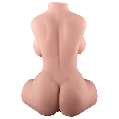 medio torso de la muñeca del sexo del cuerpo de la muñeca 5.5kg con el juguete adulto del sexo del Masturbator masculino de la vida real de la vagina del esqueleto del metal para los hombres