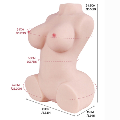 Venta del top muñeca masculina del torso de Toy Real Women Modeling Pussy del sexo de 10 kilogramos para el Masturbator del hombre