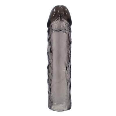 Pene realista del silicón del gallo de la manga de la extensión del pene de los hombres de Toy Dildo Extender Condoms For del sexo