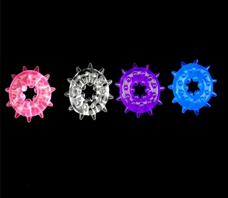 El pene colorido Ring Cock Rings Male Sex juega los anillos de retraso de tiempo del pene