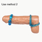 Juguetes reutilizables de Dick Enlargement Sex Toys Cock Ring For Men Delayed Ejaculation de la manga del pene de los condones del pene
