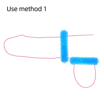 Anillo de goma masculino adulto de Ring Silicone Cock Rings Penis del retraso de Toy Men Tools Penis Ejaculation del sexo