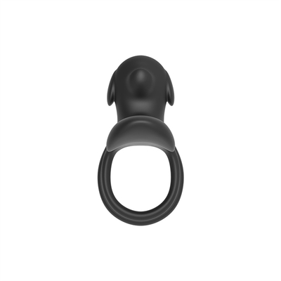 Anillo de pene triangular de silicona con cola provocadora / anillo de pene estirado para la estimulación del pene