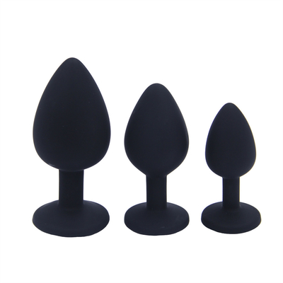 Juguetes adultos gay anales Jeweled silicón portátil del enchufe del extremo de Chastity Anal Plug Adult Toy para los hombres