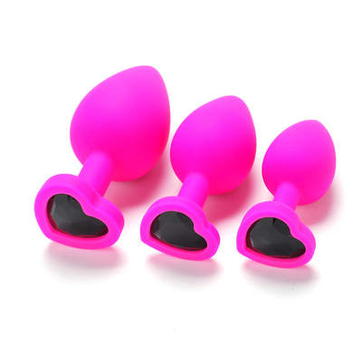 Juguetes adultos gay anales Jeweled silicón portátil del enchufe del extremo de Chastity Anal Plug Adult Toy para los hombres