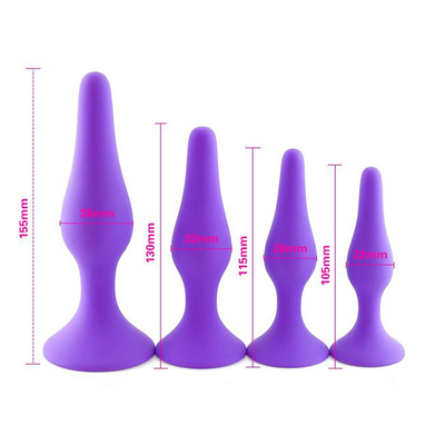 Enchufe masculino del extremo del Massager de la próstata del enchufe anal del silicón para Toy Anal erótico adulto