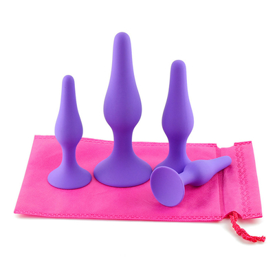 Enchufe masculino del extremo del Massager de la próstata del enchufe anal del silicón para Toy Anal erótico adulto
