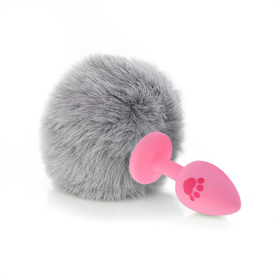 Toy Silicone Anal Plug privado del enchufe de la cola del sexo de los productos de las mujeres anales de la masturbación