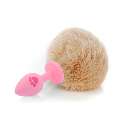 Toy Silicone Anal Plug privado del enchufe de la cola del sexo de los productos de las mujeres anales de la masturbación