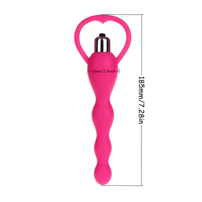 El sexo Toy Beads 10 del silicón apresura el vibrador anal del enchufe para ambos hombres y mujeres