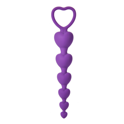 Bbutt en forma de corazón tapa los juguetes del sexo anal para los hombres
