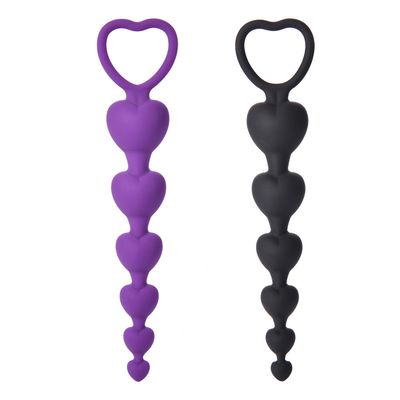 Bbutt en forma de corazón tapa los juguetes del sexo anal para los hombres
