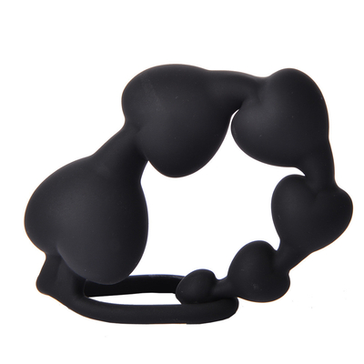 Bbutt en forma de corazón tapa los juguetes del sexo anal para los hombres