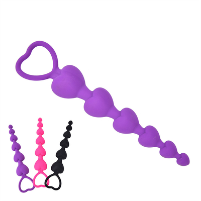 Bbutt en forma de corazón tapa los juguetes del sexo anal para los hombres