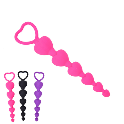 Bbutt en forma de corazón tapa los juguetes del sexo anal para los hombres