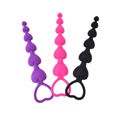 Bbutt en forma de corazón tapa los juguetes del sexo anal para los hombres