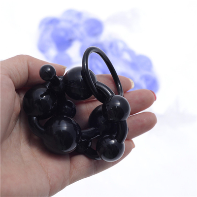 El sexo anal del enchufe del extremo del silicón juega los juguetes anales del silicón suave