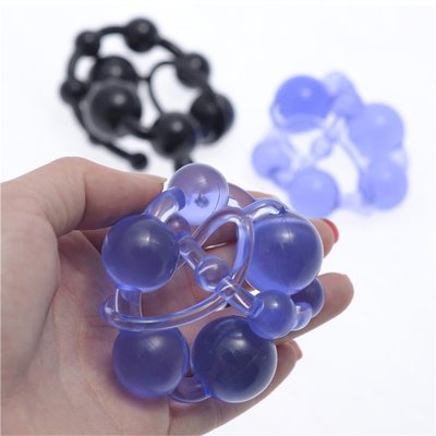 El sexo anal del enchufe del extremo del silicón juega los juguetes anales del silicón suave