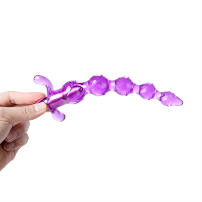 Juguetes adultos anales de las gotas del vibrador de la próstata del enchufe anal suave anal del masaje para las mujeres