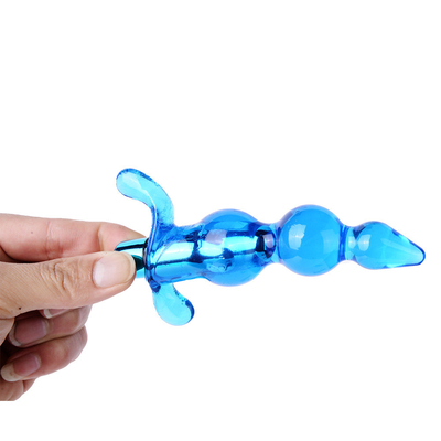 Juguetes adultos anales de las gotas del vibrador de la próstata del enchufe anal suave anal del masaje para las mujeres