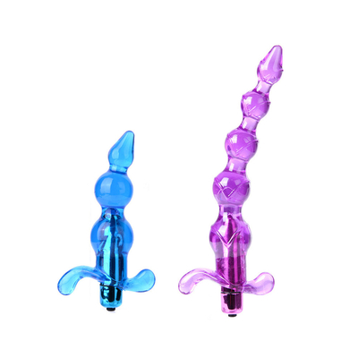 Juguetes adultos anales de las gotas del vibrador de la próstata del enchufe anal suave anal del masaje para las mujeres