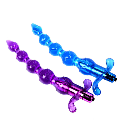 Juguetes adultos anales de las gotas del vibrador de la próstata del enchufe anal suave anal del masaje para las mujeres