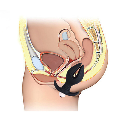 Enchufe anal especial anal del silicón con las balas vibrantes