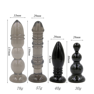 Amplíe los juguetes anales del silicón suave