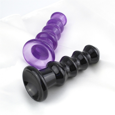 Las gotas anales del enchufe del silicón del consolador del vibrador del Massager masculino anal de la próstata tapan los juguetes adultos FO del sexo anal de la masturbación del extremo del punto de G